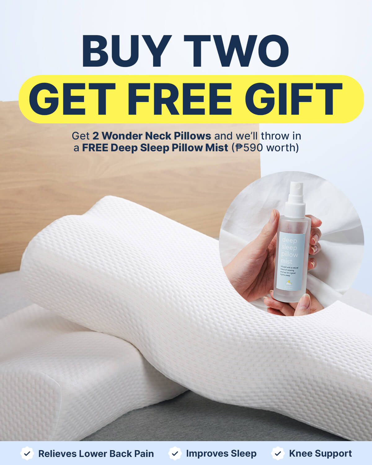 Wonder Pillow - Orthopedic Pain Free Pillow