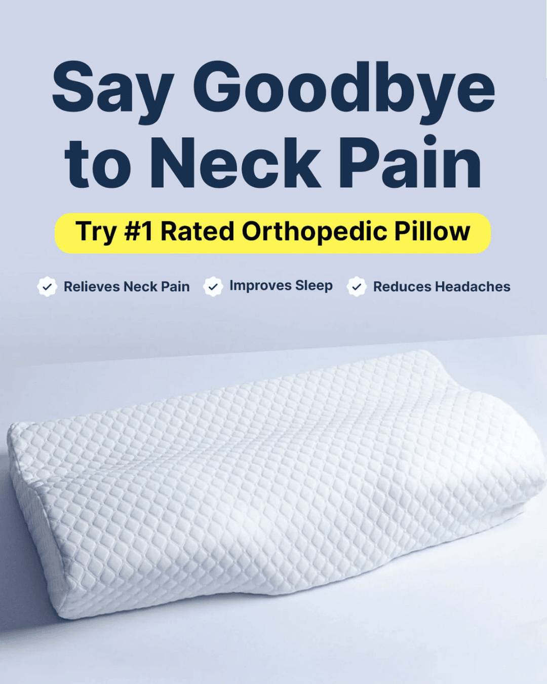 Wonder Pillow - Orthopedic Pain Free Pillow