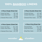 Premium Bamboo Lyocell Bed Sheets Set (4 Piece Set)