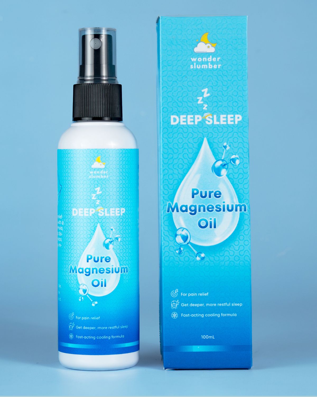 Deep Sleep Pure Magnesium Oil - Neck & Back Spray for Pain Relief