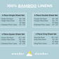 Premium Bamboo Lyocell Bed Sheets Set (4 Piece Set)